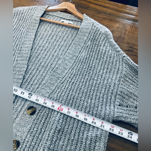 American Eagle Cable Knit Cardigan Sweater - Picture 6 of 8